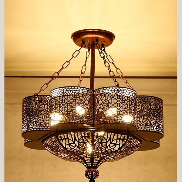 アンティーク　ブロンズ 8灯 シャンデリア アンティーク ブロンズ 8灯 シャンデリア