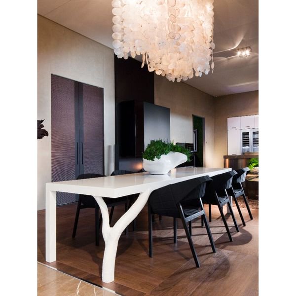 【MARETTI】オランダ・シーリングライト「SHELL」 CHROME（φ1000mm×H1500mm）