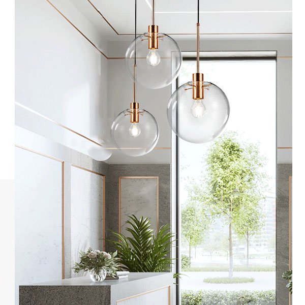 法人様・店舗様限定】LED ガラスシェードペンダントライト・1灯