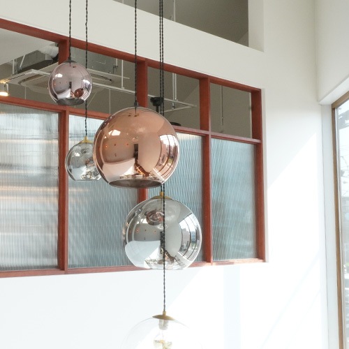 【HERMOSA】ペンダントライト「ACE LAMP・L」1灯・CLEAR（W350×H310mm）