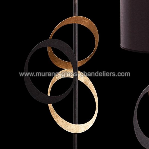 【MURANO GLASS CHANDELIERS】イタリア・ヴェネチアンガラステーブルライト1灯「CANUTI」(Large)（W450×H880mm）