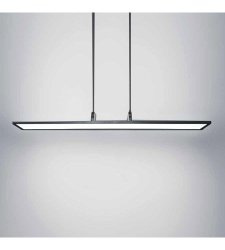 【WAC LIGHTING】ブラックシャンデリアシーリングライト「Line」1灯（L1219×W254×H99mm）