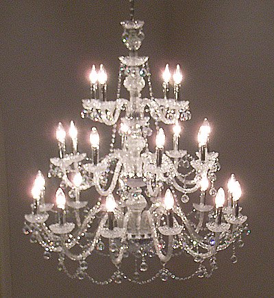 【1台在庫有!ゴールドのみ】【LA LUCE】クリスタルシャンデリア 24灯 ゴールドorクローム(W1250×H1150mm)