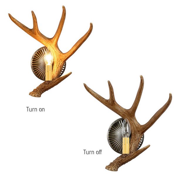鹿　角　インテリア　間接照明 北欧デザイン鹿の角ペンダントライトペンダントライト 天井照明