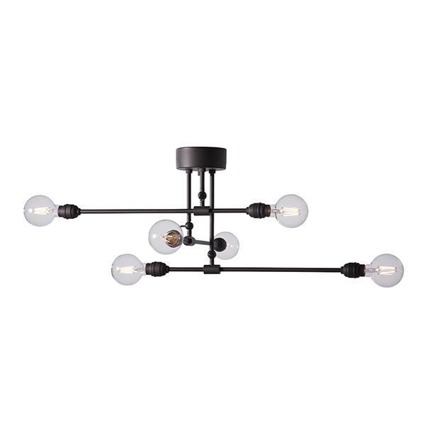 レイトン6シーリングライト「Laiton 6-ceiling light」6灯・アッシュ