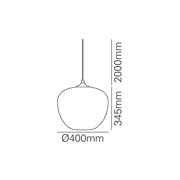 【MARETTI】オランダ・シェードペンダントライト「TULIP」1灯 COPPER(φ400×H345mm)