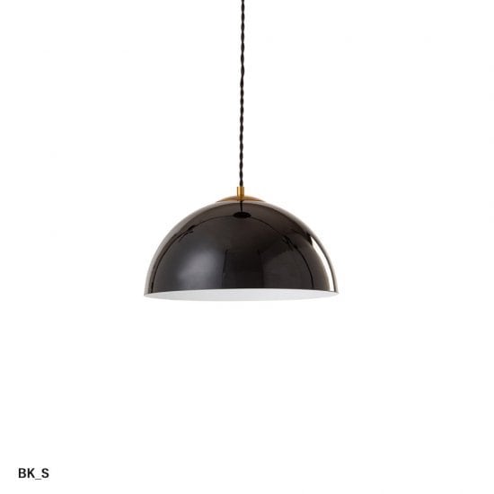 【HERMOSA】ペンダントライト「COPEN LAMP・S」1灯・BLACK(W350×H175mm)