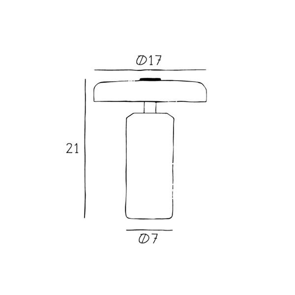 【70%OFF!アウトレット大特価セール】【3台在庫有!】【DESIGN BY US】デンマーク・北欧照明 テーブルライト 「TRIP」1灯(Φ170×H210mm)