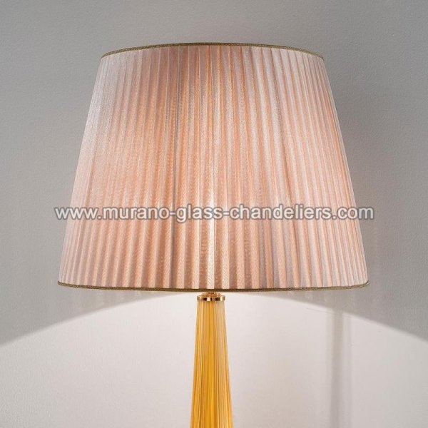 【MURANO GLASS CHANDELIERS】イタリア・ヴェネチアンガラステーブルライト1灯「NUNZIATA」(W450×H900mm)