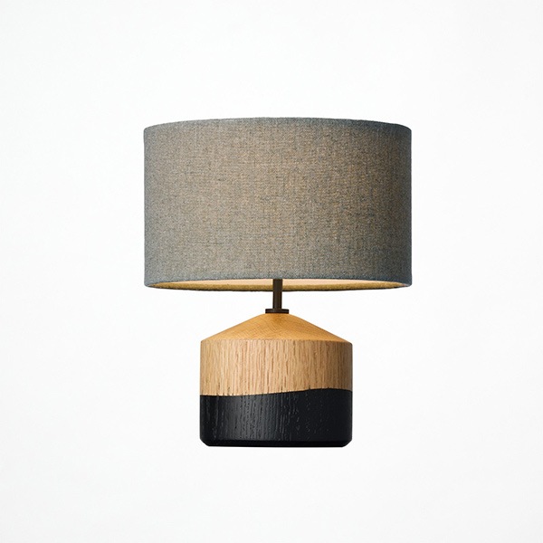 アルベロLEDテーブルランプ「Albero LED-table lamp」ブラウン／ホワイト（φ163×H197mm）
