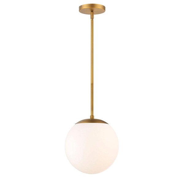 【WAC LIGHTING】ペンダントシーリングライト「Niveous」1灯 ゴールド／シルバー／ホワイト（L254×W254×H254mm）