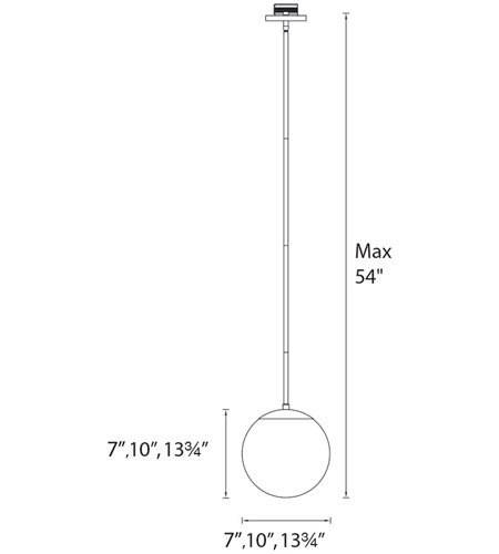 【WAC LIGHTING】ペンダントシーリングライト「Niveous」1灯 ゴールド／シルバー／ホワイト（L254×W254×H254mm）