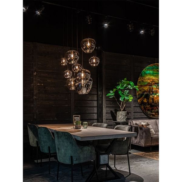 【MARETTI】オランダ・シェードペンダントライト「TULIP」1灯  COGNAC（φ400×H345mm）