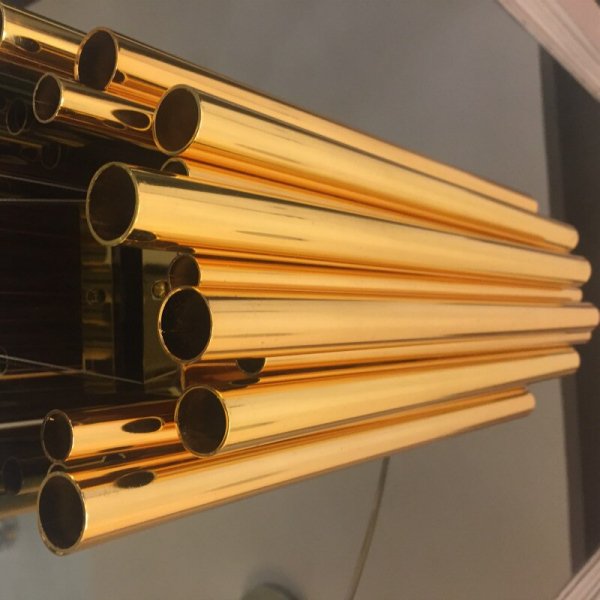 【リーズナブル】デザイン照明 ブラケットライト ゴールド (D180mm×H400mm)