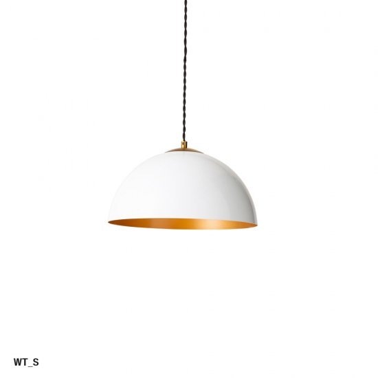 【HERMOSA】ペンダントライト「COPEN LAMP・S」1灯・WHITE(W350×H175mm)