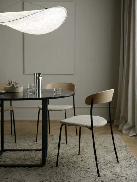 【New Works】「Tense pendant, 120 cm, white」デザイン照明 ホワイト（Φ1200×H150mm)