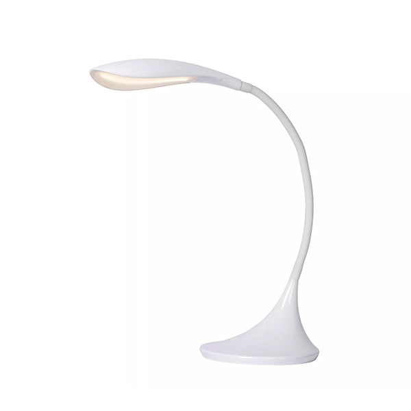 【LUCIDE】ベルギー デザイン照明 テーブルライト「EMIL」White（φ170×H375mm）