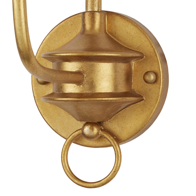 【CURREY】アメリカ・デザイン照明 ウォールライト 1灯「Nottaway」ゴールド(W114×D203×H609mm)