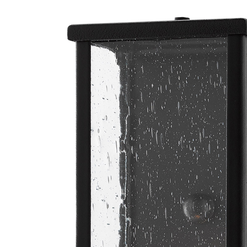 【CURREY】アメリカ・アウトドアウォールライト 1灯「Tanzy」S ブラック（W150×D120×H460mm）