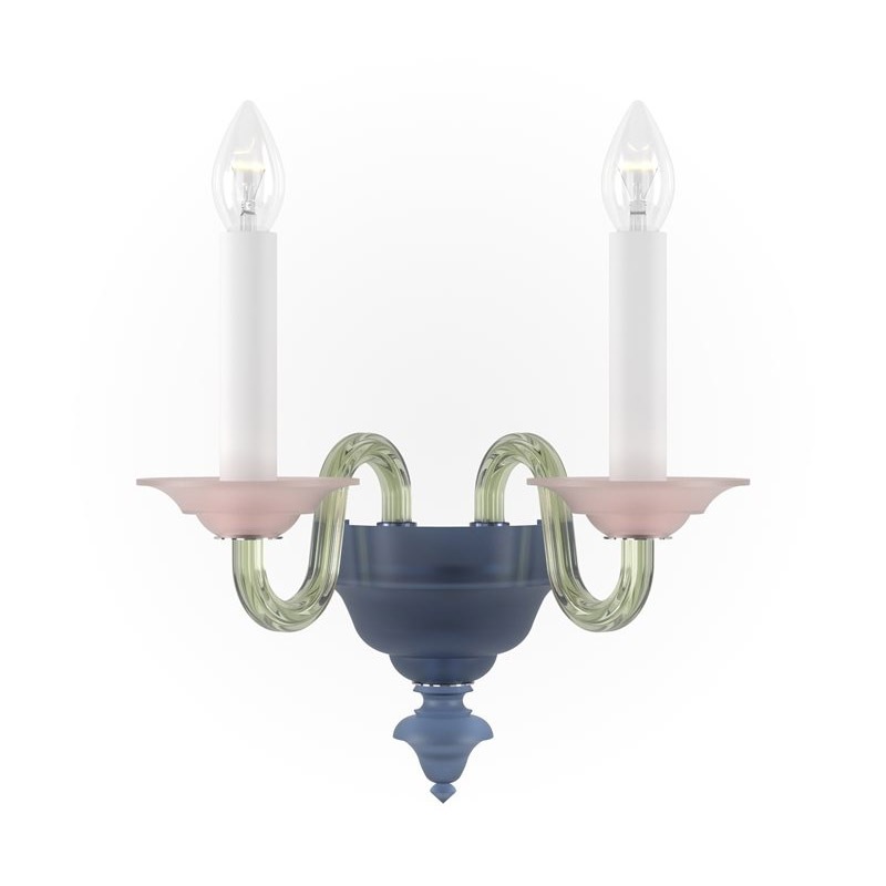 【Preciosa】「Eugene S CONTEMPORARY COLOUR」ウォールライト 2灯（W310×D190×H310mm）