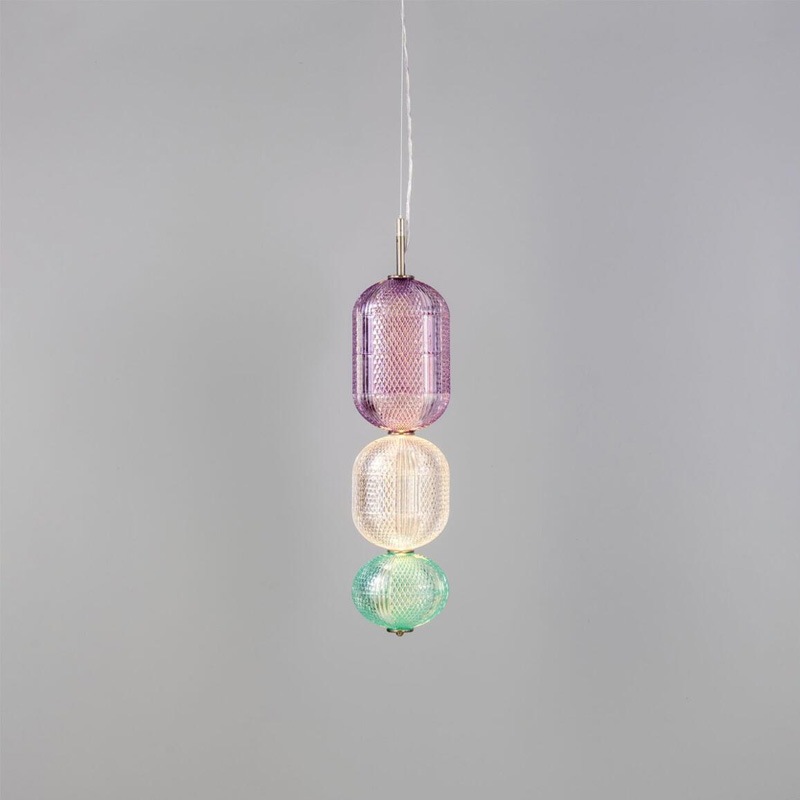 【Mullan】アイルランド「Ashford」LED カラフルペンダントライト M（D150×H562mm）