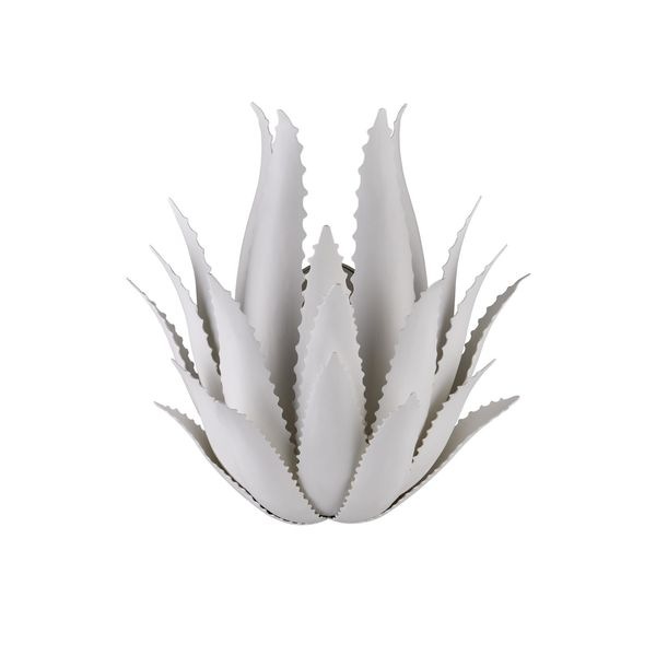 【CURREY】アメリカ・ウォールライト「Agave」1灯 ホワイト (W381×D229×H407mm)