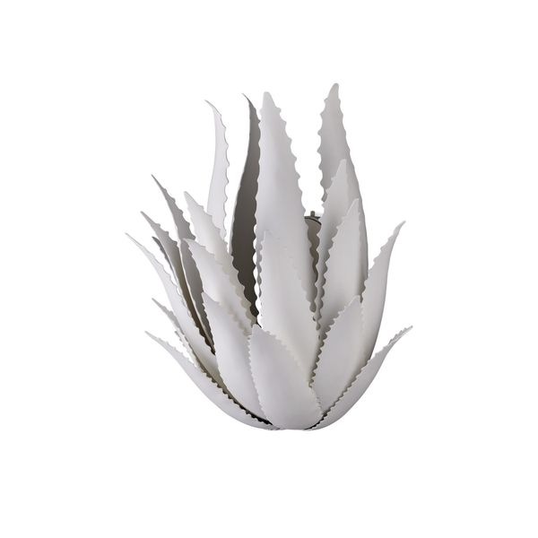 【CURREY】アメリカ・ウォールライト「Agave」1灯 ホワイト (W381×D229×H407mm)
