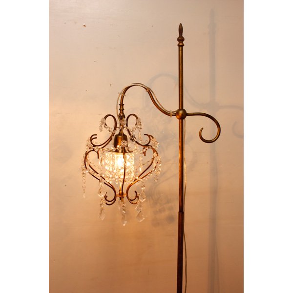 シャンデリアフロアライト・アンティークブロンズ(W520×H1640mm) | EL