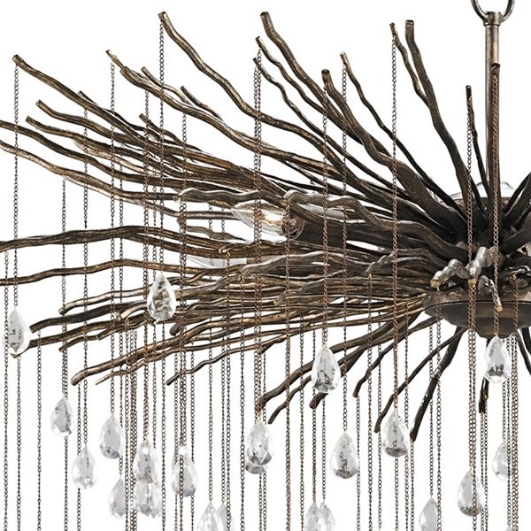 【CURREY】アメリカ・「FEN CHANDELIER」6灯 (W965×H790mm)