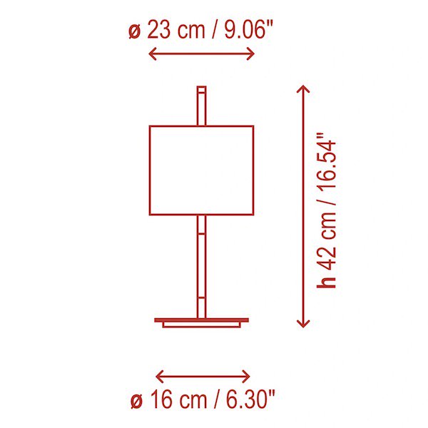 【Bover】 スペイン・インテリア照明「Danona Mini」Matt Nickel, Dark Brown, Natural White (Φ230×H440mm)