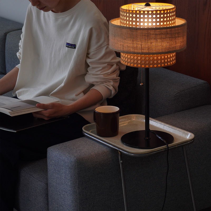 【HERMOSA】リーデン テーブルランプ 1灯「RIEDEN TABLE LAMP」(φ250×H470mm)