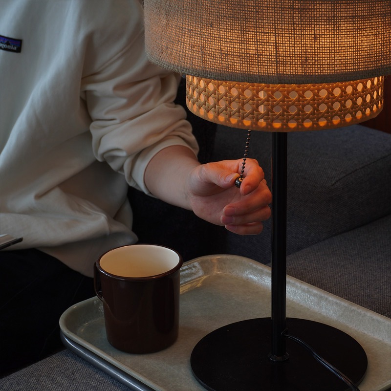 【HERMOSA】リーデン テーブルランプ 1灯「RIEDEN TABLE LAMP」(φ250×H470mm)