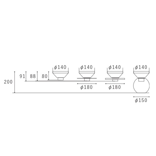 【HERMOSA】PICCOLA ピッコラ シーリングランプ スチールシェード 1灯 カッパー（W180×H80mm）