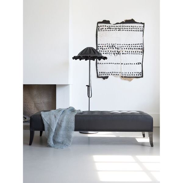 【MARETTI】オランダ・シェードフロアランプ「LUDE」1灯  BLACK（W650×H1600mm）