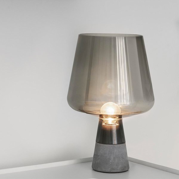 Iittala】「Leimu table lamp 30 cm, grey」テーブルランプ グレー 