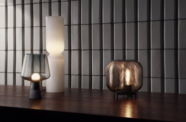 Iittala】「Leimu table lamp 30 cm, grey」テーブルランプ グレー 