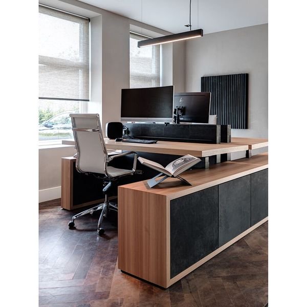 【MARETTI】オランダ・LEDペンダントライト「BEAM」1灯  BLACK（W1165×D50×H95mm）