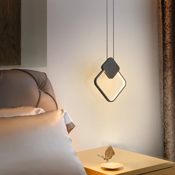 【リーズナブル】LEDペンダントライト ホワイト/ブラック style A/B/C （D200mm×H260mm/D240mm×H270mm/D100mm×H380mm）