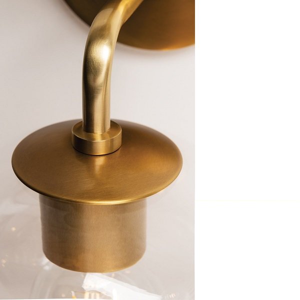 【MITZI】アメリカ・ガラスボールテーブルライト「MARGOT」1灯・ゴールド（W209.5×H520.7mm）