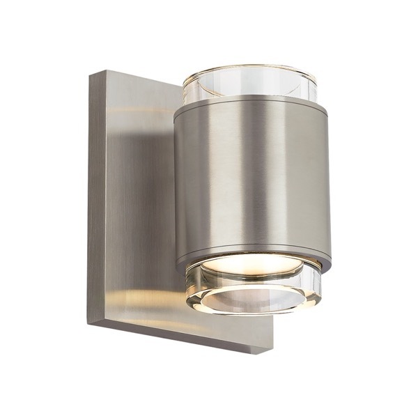 【TECH LIGHTING】アメリカ・ウォールライト「Voto Wall Round」シルバー（W110×D100×H127mm）