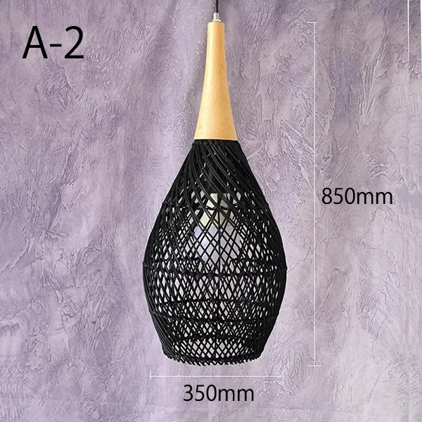 モダン照明 LEDペンダントライト ブラック（W250～700mm×H190