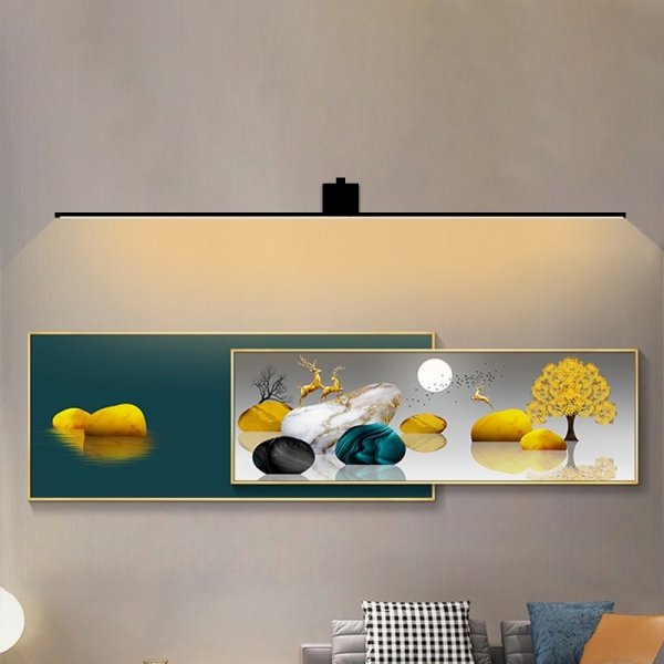 【リーズナブル】【ZYZAO】LEDピクチャーライト ブラック W800mm ウォールライト・ブラケットライト