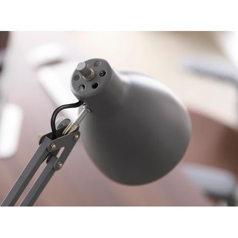 デザイン照明　テーブルライト「BISLEY DESKLAMP」グレー（W165×D165×H187mm）