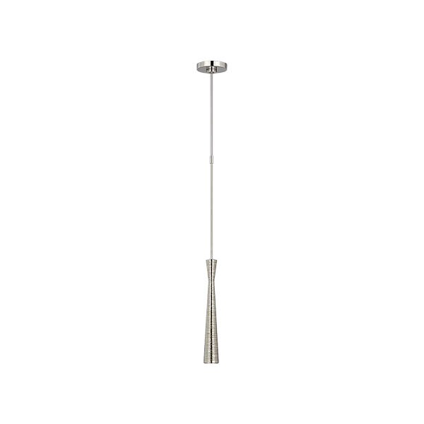 【Visual Comfort】アメリカ・デザイン照明 ペンダントライト「Utopia Mini Pendant」LED・シルバー(W51×H381mm)
