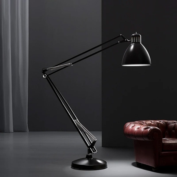 【LEUCOS】イタリア・デザイン照明「JJ Large」フロアライト ブラック(W1620×H2250mm)