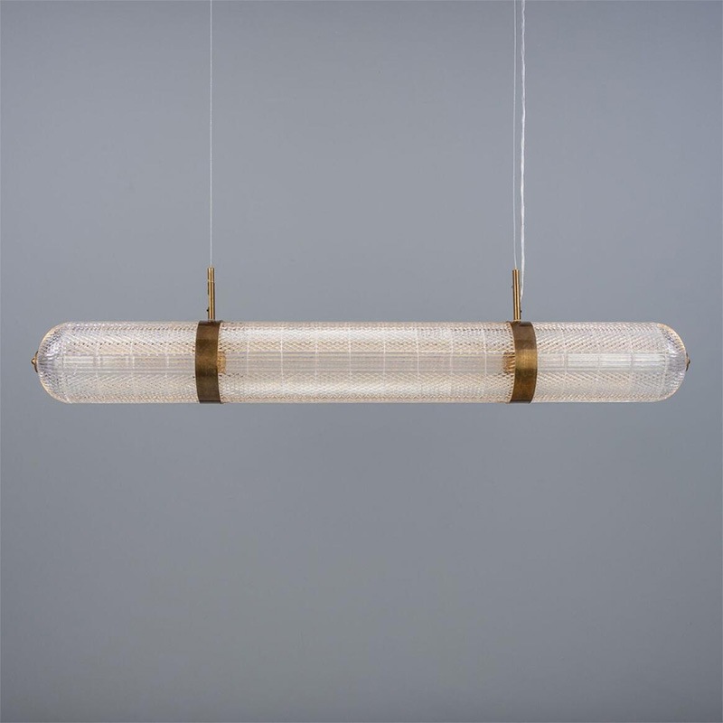 【Mullan】アイルランド「Ashford-Neo-Victorian Linea」LED ペンダントライト（L1200×D150mm）