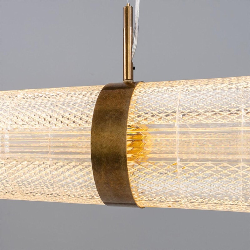 【Mullan】アイルランド「Ashford-Neo-Victorian Linea」LED ペンダントライト（L1200×D150mm）