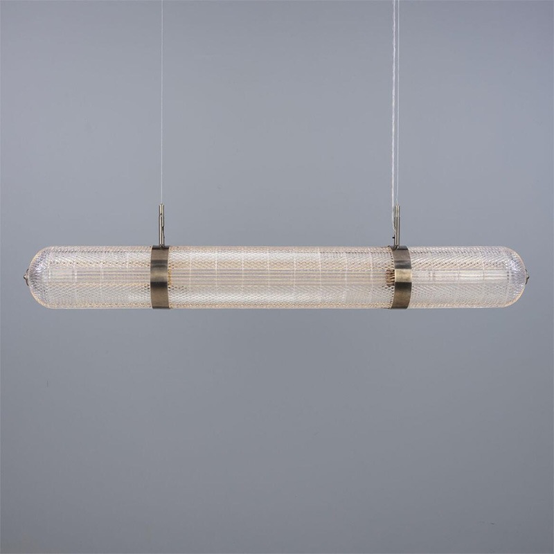 【Mullan】アイルランド「Ashford-Neo-Victorian Linea」LED ペンダントライト（L1200×D150mm）