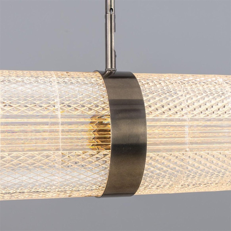 【Mullan】アイルランド「Ashford-Neo-Victorian Linea」LED ペンダントライト（L1200×D150mm）