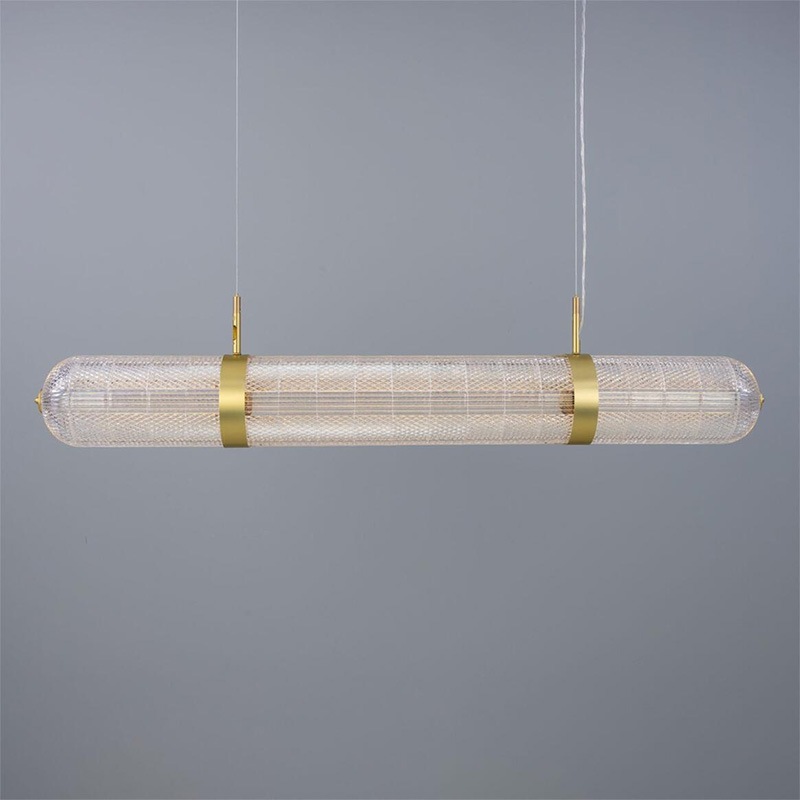 【Mullan】アイルランド「Ashford-Neo-Victorian Linea」LED ペンダントライト（L1200×D150mm）